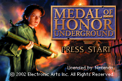 Medal of Honor - Underground (zoo digital) Title Screen